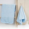 thumbnail image 6 of STPToys 2Pcs Small Bath Towels,Soft Feel, Highly Absorbent, Quick Drying Microfiber for Body,Sport,Yoga,SPA,Fitness - Blue, 6 of 9