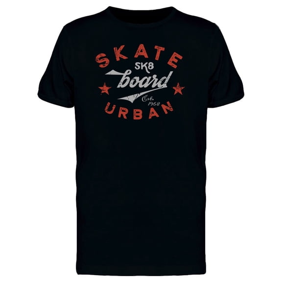 Skate Board T-Shirt Men -Image by Shutterstock, Male 3X-Large