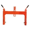 thumbnail image 2 of 3 Point Quick Hitch for Tractors, Category 1 & 2, 3000LB Capacity, 2 Receivers, 5-Level Adjustable Hook, Fits 3 Point Hitch Attachments, Fits Implements, Heavy Duty Hitch System, 2 of 8