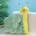thumbnail image 1 of PENGXAING Simulation Snail Stuffed Plush Doll Creative Cute Simulation Stuffed Toy for Claw Machine Grabber Doll(Yellow 50cm), 1 of 8