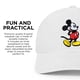 thumbnail image 3 of Gorra de béisbol blanca ajustable con diseño de Mickey Mouse de Hat Disney, 3 of 5