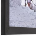 thumbnail image 3 of ArtToFrames 8x8 Inch Black Picture Frame, This Black Wood Poster Frame is Great for Your Art or Photos, Comes with Regular Glass (4088), 3 of 8