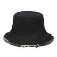 thumbnail image 6 of COCOpeaunt Solid Color Washed Cowboy Fishermans Hat women Outdoor Sun Hat Four Seasons Section Lovers Fashion wild Bucket Hats casquette, 6 of 6