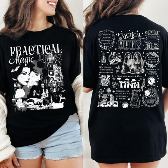 Vintage Practical Magic Shirt, Witch Shirt, Halloween Gift, Witch Shirt, Horror Movie Gift, Graphic 90's Shirt, Gift For Her