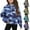 Blue-07, variant on Avrntaa Girls Boys Workout Sweatshirts Zip Stand Collar Top Kids Loose Pullover Tops with Pocket