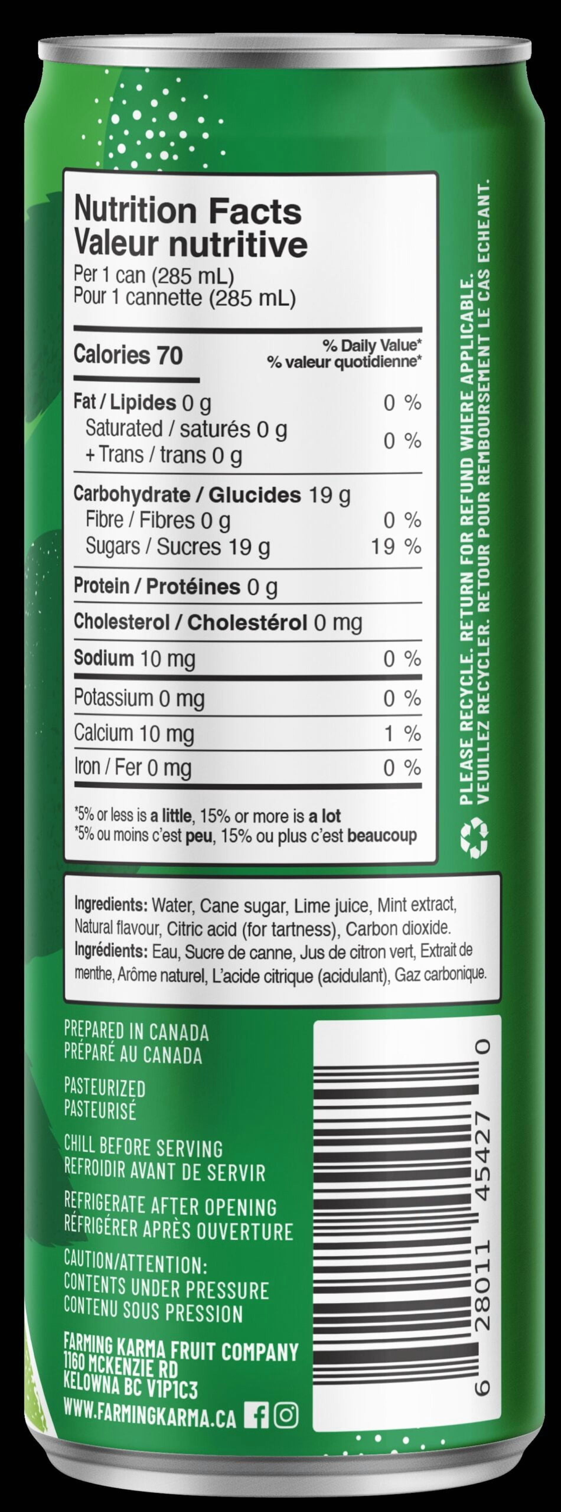 Mocktail Musing Mojito 0% Alc 4x285ml