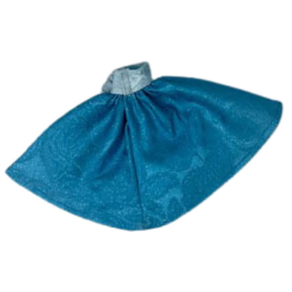 Doll Clothes Superstore Blue Glitter Dress Compatible Fit For Rainbow High Fashion Dolls
