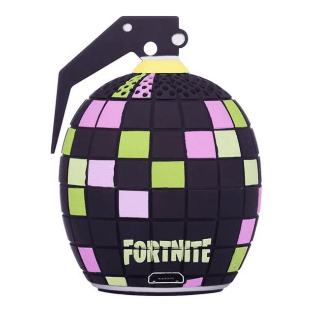 Bitty Boomers - Mini Bocina Bluetooth Coleccionable – Boogie Bomb (Fortnite), Sonido Potente y Portátil