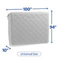 thumbnail image 2 of Walmart Heavy Duty Universal Mattress Bag, Clear, 94" x 10" x 100", 2 of 10