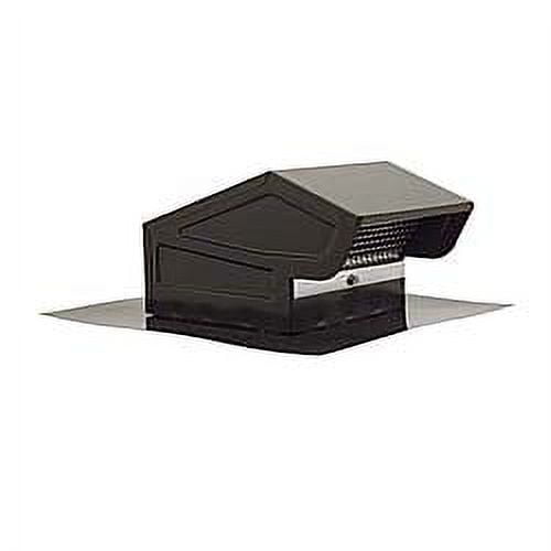 Broan 636 3 in Steel, Black Enamel Roof Cap Compatible with Round Duct, 3 in. Roof Cap