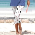 thumbnail image 3 of FNFYFH Liquidation Capris de Yoga pour Femmes Frais Toute la Journée, Blanc, 3 of 5