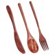 thumbnail image 1 of Cubiertos de Madera Cuchara de Madera Portátil de Teca para Almuerzos Escolares para Picnics para Comida Callejera para Barbacoas Juego de cubiertos de viaje Cuchara de madera Jueg ANGGREK Cocina, Decoración y Otros, 1 of 8