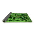 thumbnail image 2 of Ahgly Company Indoor Round Medallion Green French Area Rugs, 5' Round, 2 of 4