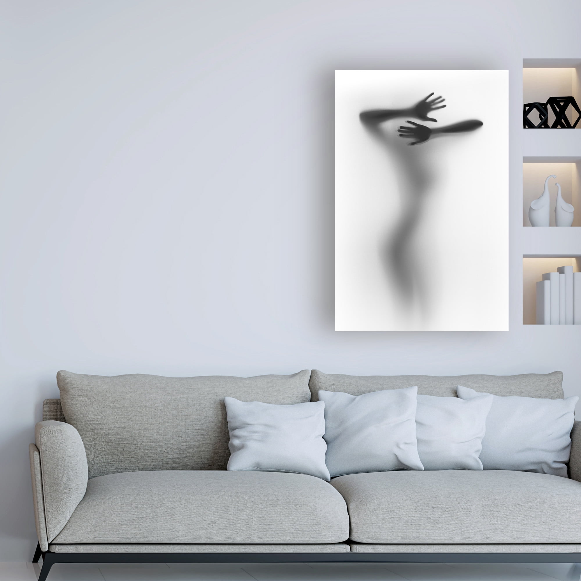 Trademark Fine Art 'It Hurts' Canvas Art by Incado
