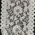 thumbnail image 2 of White Vintage Lace Table Runner Weaving Floral Tablecloth Wedding Home Decor, 2 of 7