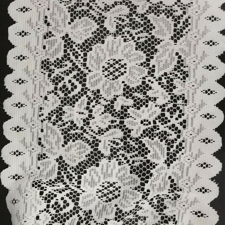 clberni 2 Pieces Beige Handmade Crochet Doilies Cotton Table Runner Lace Doilies Doily Oval Dresser Scarves for bedrooms,12 by 20 INCHES. , 20 x 12