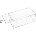 thumbnail image 3 of Facial Tissue Dispenser Box Cover Holder Clear Acrylic Rectangle Napkin Organizer For Bathroom, Kitchen And Office Room$square Paper Facial Tissue Box, 3 of 3