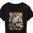 thumbnail image 3 of Star Wars - The Mandalorian Mando Bootleg  - Wo Men's Short Sleeve Graphic T-Shirt, 3 of 5