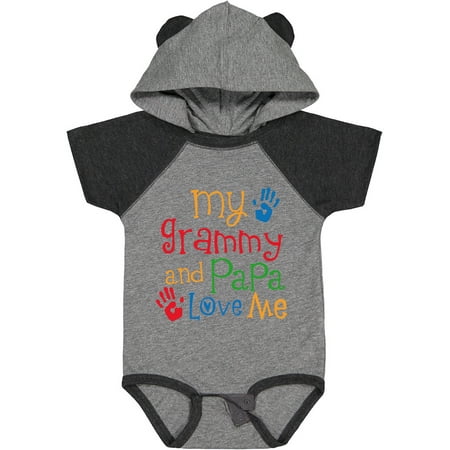 

Inktastic Grammy and Papa Love Me Gift Baby Boy or Baby Girl Bodysuit