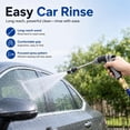 thumbnail image 3 of Power Blast Plus, Handheld Portable Pressure Washer with 360°Rotating Nozzle, 3 Spray Modes, Tool-Free Setup for Driveway & Outdoor Cleaning, 3 of 8