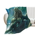 thumbnail image 2 of Yoda Blanket, Super Soft Cozy Flannel Throw Blanket Bedding Gifts for Kids Adults, Warm Fleece Blankets for Sofa Couch Chair Bed Living Room, 2 of 8