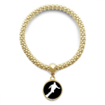 thumbnail image 1 of Chaîne de Bijoux Pendentif Rond bracelet Contour Noir sport Skateboard, 1 of 3