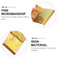 thumbnail image 3 of Shisuyan 10pcs Heavy Duty Corner Connector Iron Golden for Woodworking Projects, 3 of 8