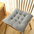 thumbnail image 4 of JingChun Crystal Velvet Chair Pad Home Kitchen office Seat Cushion 15.7x15.7inch Square Chair Cushion for Home Furniture & Decor, 4 of 6