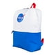 thumbnail image 3 of Backpack Mochila Nasa Corporativa Juvenil Porta Laptop 15.6 Blanco Diseño De La Tela Bicolor, 3 of 5