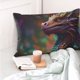 thumbnail image 4 of Fotbe Rainbow Scales Fantasy Dragon Funda de Almohada Decorativa Estilo Occidental, Lujo en Algodón, Fundas para Almohadas King, Cojín Estampado para Decoración del Hogar-16"x24", 4 of 6