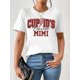 thumbnail image 1 of Chic Valentine's Day 'Cupid's Favorite Mimi' Women's Black T-Shirt - Stylish Love Expression, Casual Crew Neck Short Sleeve Top, 100% Cotton, Perfect for Spring & Summer Wear, Valentine's Day T-Shirt, 1 of 8
