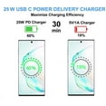 thumbnail image 2 of Super Fast Charging 25W PD Wall Charger Plug with USB C Cable for Samsung Galaxy Tab S6 Lite Real 25W Super Fast Wall Charger Kit!, 2 of 3