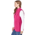 thumbnail image 3 of Woman Within Plus Size Zip-Front Quilted Vest Long Lightweight Gilet, 3 of 6
