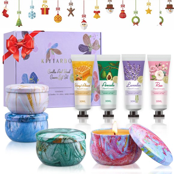 Set de regalo KIYTARBOO Candles & Hand Cream Lotion para mujer