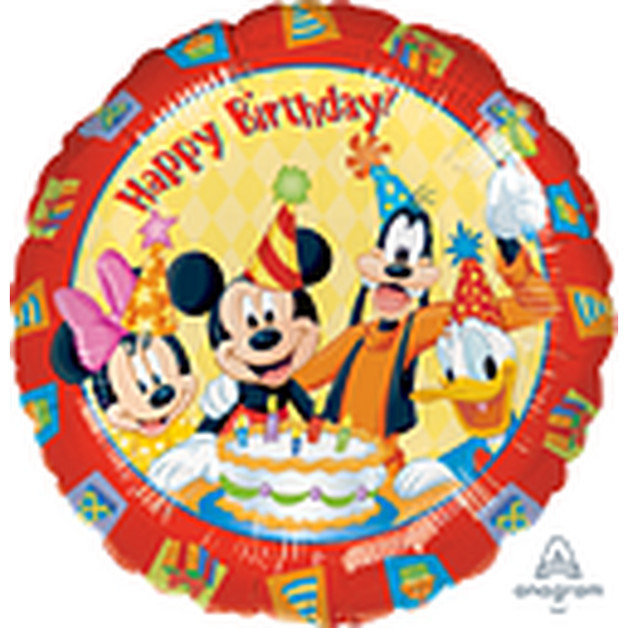 18C HX MICKEY & FRIENDS HAPPY BDAY