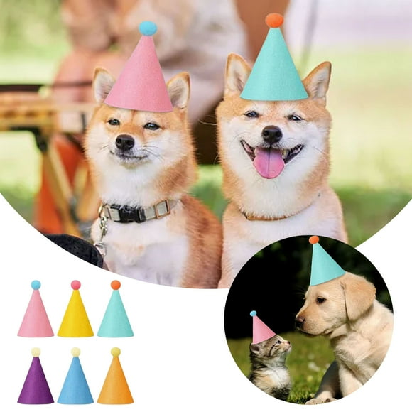 Mini Party Hats For Stuffed Birthday Party Hats Dolls Dog Cat Rabbit Puppies Assorted Birthday Decorations