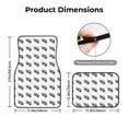 thumbnail image 5 of Naloa SeTurtle27 Car Foot Mat Set of 4 Pieces - Universal Floor Liner Neoprene Full Set Floor Mats for Cars Trucks SUV, 5 of 7