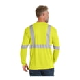 thumbnail image 2 of CornerStone ANSI 107 Class 2 Long Sleeve Safety T-Shirt | High Visibility Reflective Work Clothing for Men & Women, 2 of 4