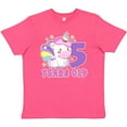 thumbnail image 3 of Inktastic 5 years old with Cute Unicorn Birthday Youth T-Shirt, 3 of 5