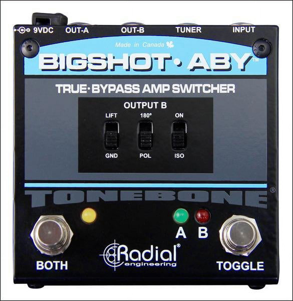 Radial Engineering Headbone VT Amp Head Switcher for Tube Amps