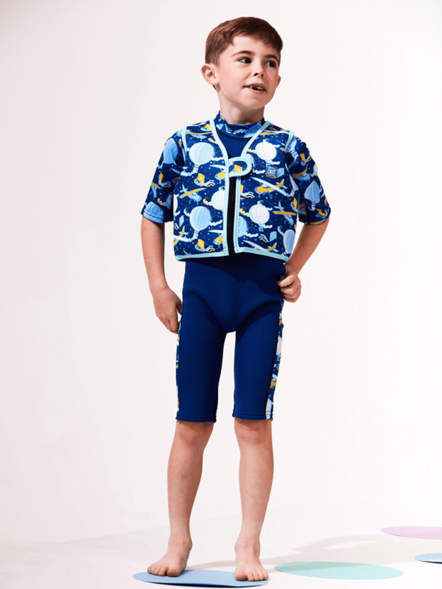 Splash About Boy's Go Splash Swim Vest, Up in the Air Size 2-4 Years