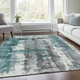 thumbnail image 5 of Dalyn Rugs Machine Washable Indoor/Outdoor Chantille Teal 9' x 12' Rug, 5 of 9