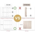 thumbnail image 6 of 4 Panel Pegboard Room Divider for Privacy and Storage | White, 6 of 7