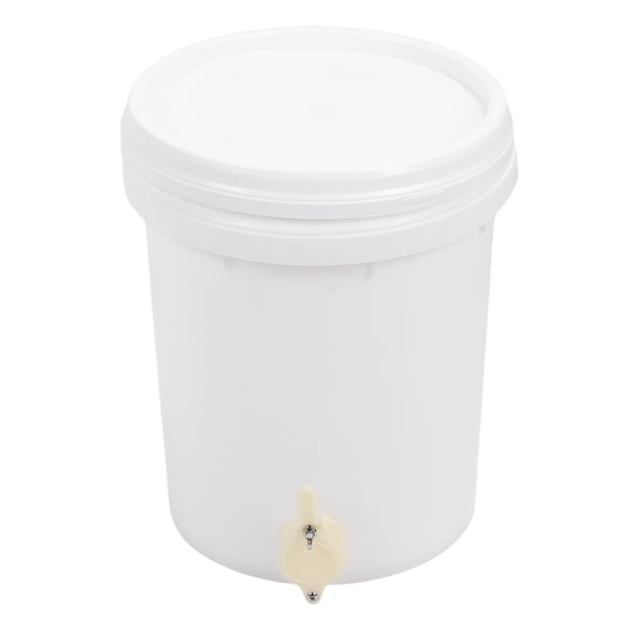 Kitchen Appliances Honey Storage Bucket, 5 Gallon Plastic Honey Bucket Tight Fitting Lid with Gate for Beekeeping
