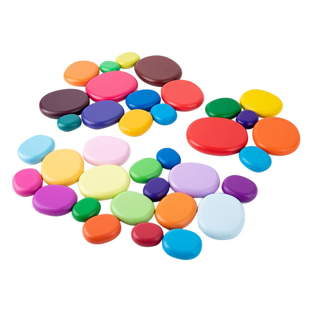 Wood Stacking Block Fine Motor Skill Stacker for Boy and Girl Early