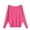 #04 Hot Pink 【PICK YOUR FAVORITES & STOCK UP】, variant on Women's Solid Color Straight Neckline Knitted Sweater Pullover Top Sweaters Tops Blouses Casual Loose Fit Fashion Essential for Daily Wear Work Office Vacation Outfits | Aestivo,Beige Free Size