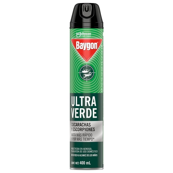 Insecticida en Aerosol Baygon Ultra Verde 400 mL