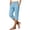 Light Blue, variant on Maplenight Womens Golf Capri Pants High Waisted Stretch Lightweight Side Pockets Casual Sport Outdoor Cropped Pants