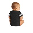 thumbnail image 2 of Infant Fine Cotton Jersey Bodysuit Color Black/White 6M Size, 2 of 6