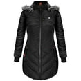 thumbnail image 2 of ActionHeat 5V Women's Heated Long Puffer Jacket W/ Hood 3XL, 2 of 5